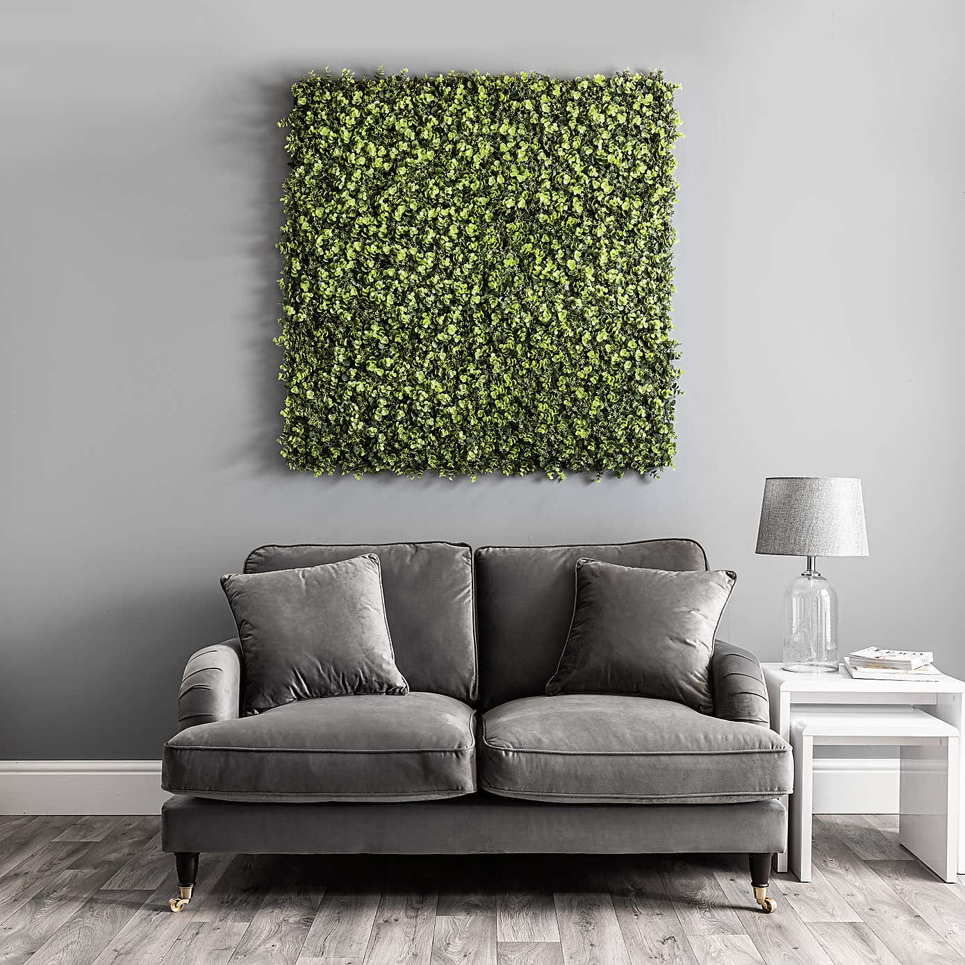 Artificial Eucalyptus and Sedum Wall Panels