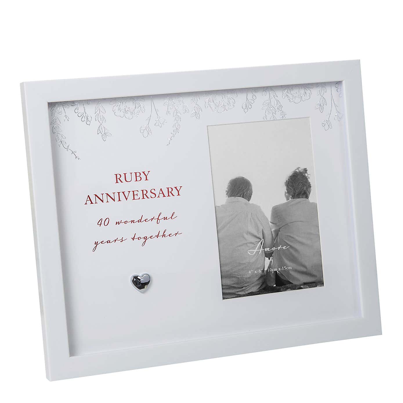 Amore Ruby Anniversary Photo Frame