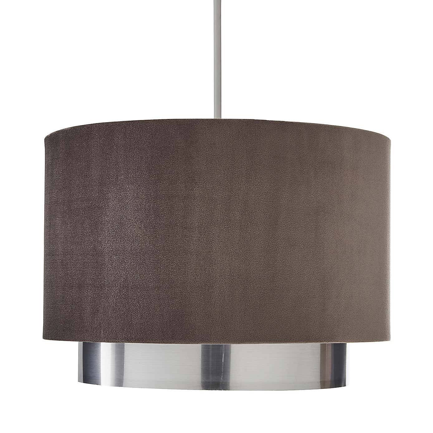 Nesa Two Tier Velvet Lamp Shade