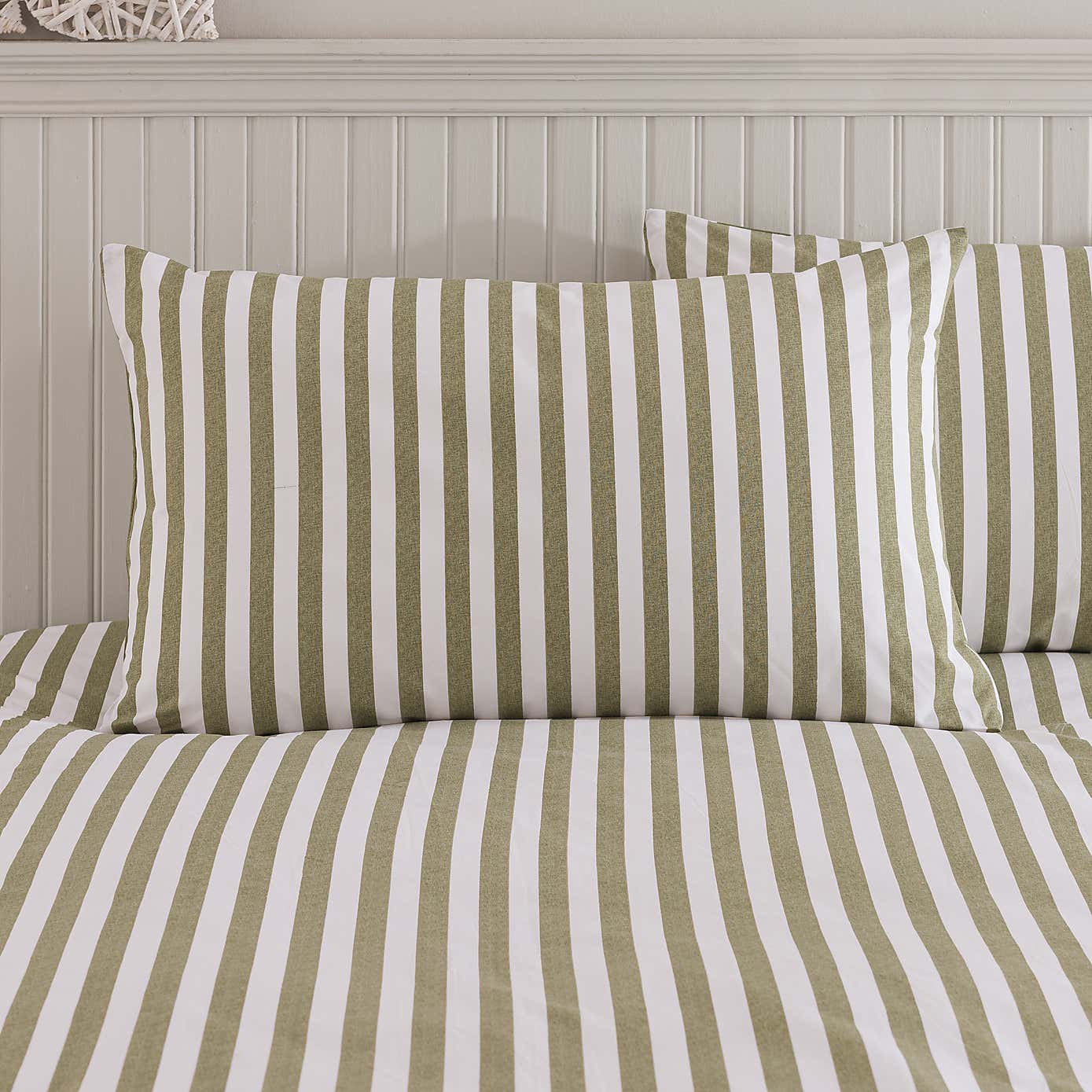 Kent Broad Stripe Cotton Duvet Cover & Pillowcase Set