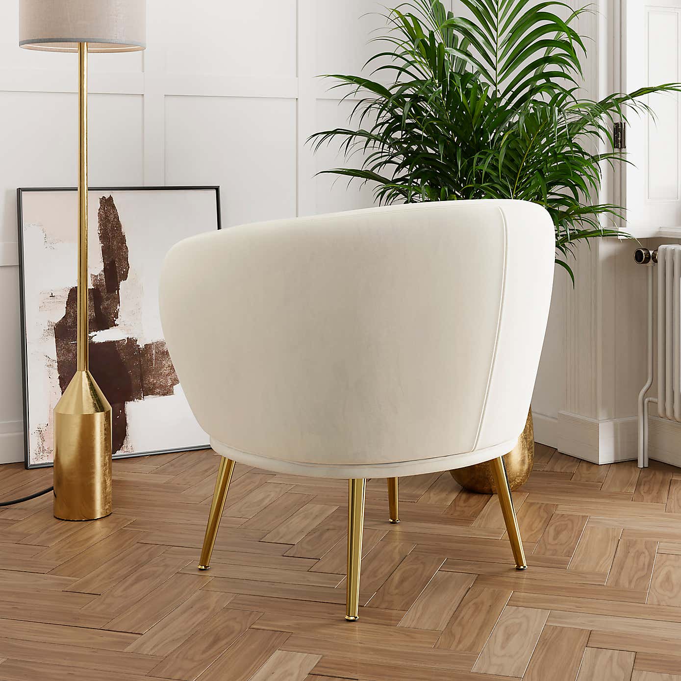 Bella Velvet Cocktail Chair