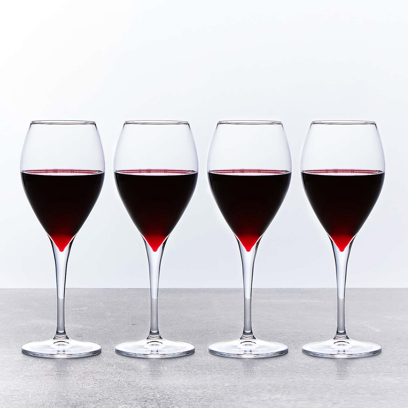 Set of 4 445ml Red Wine Glasses
