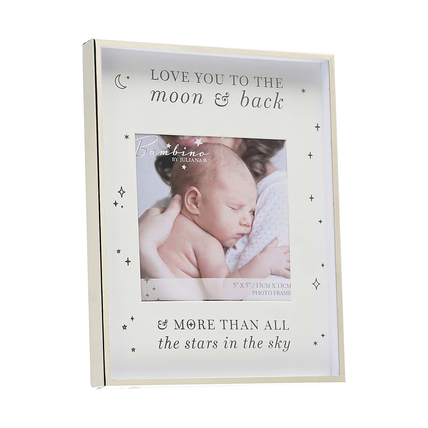 Bambino Metal Plated Moon & Back Photo Frame