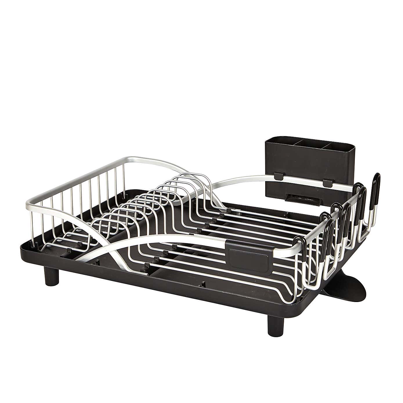 Multi-Functional Dish Drainer Black