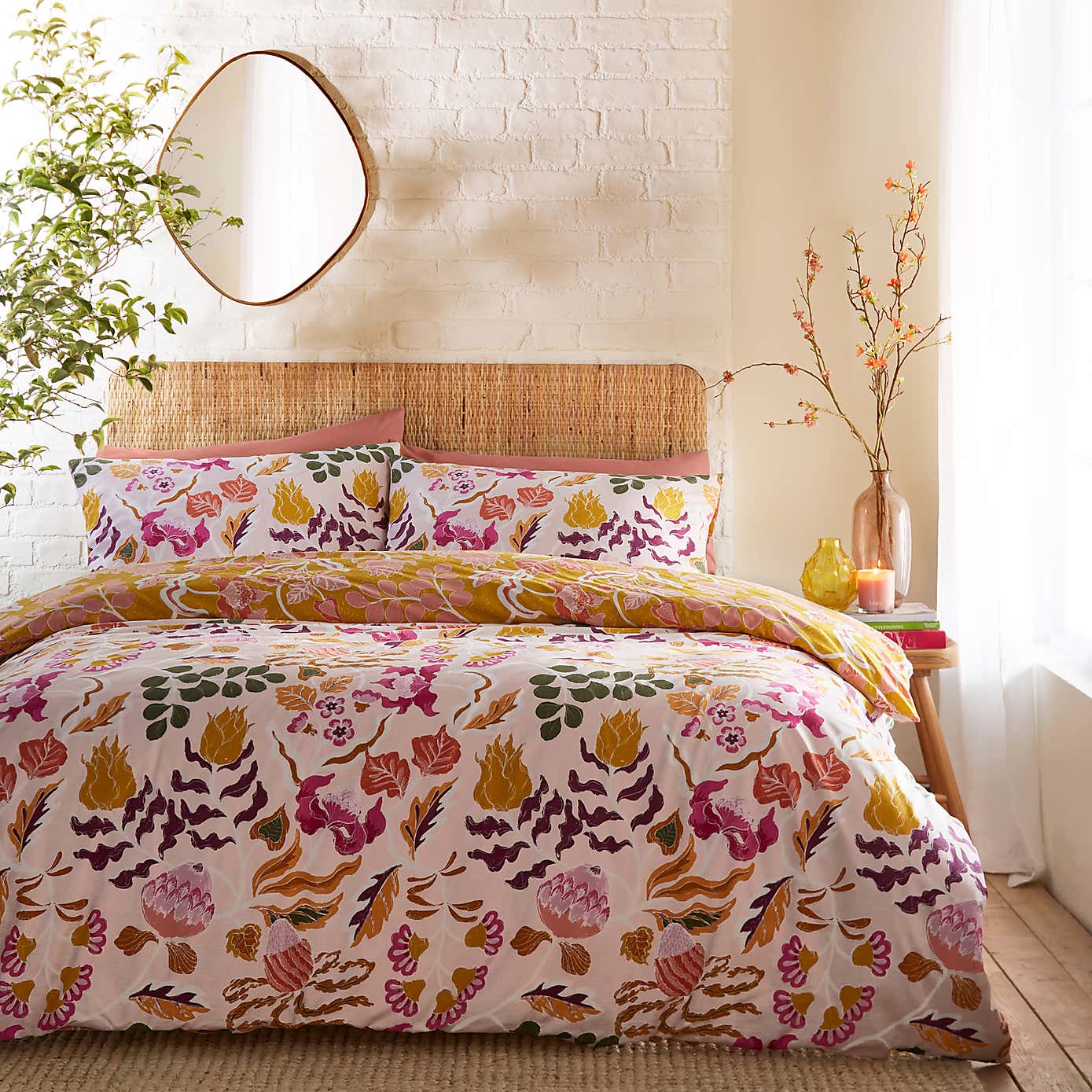 furn. Protea Duvet Cover & Pillowcase Set