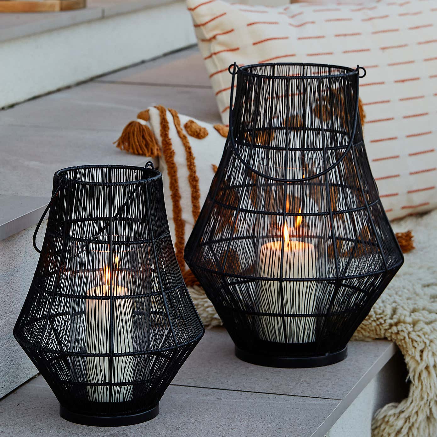 Portofino Curve Wirework Lantern