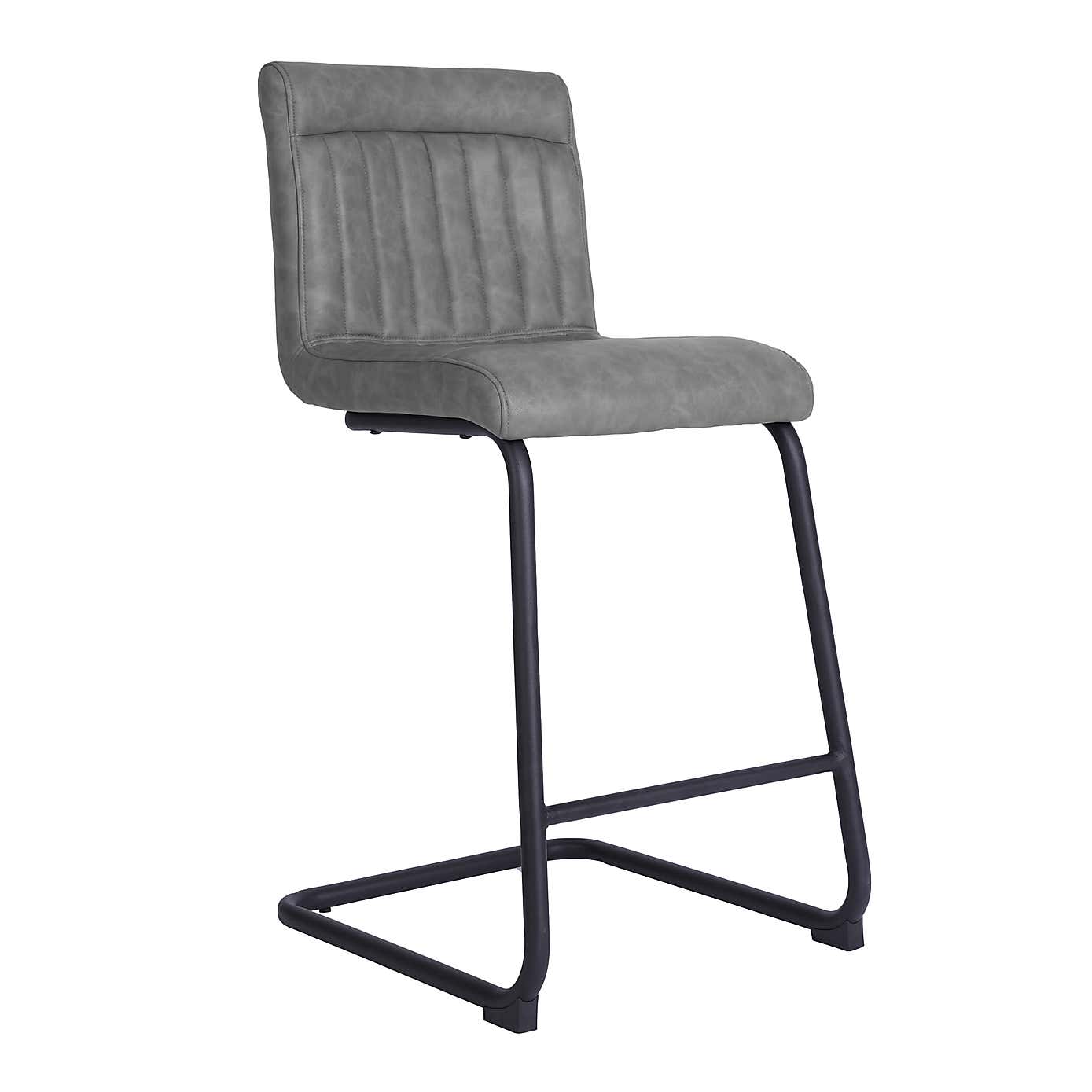 Felix PU Leather Cantilever Bar Stool