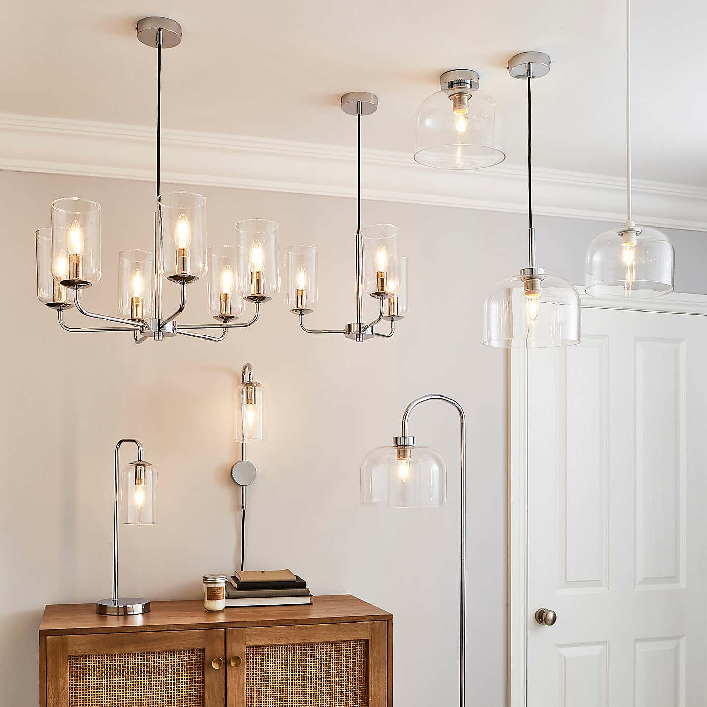 Palazzo Table Lamp Clear