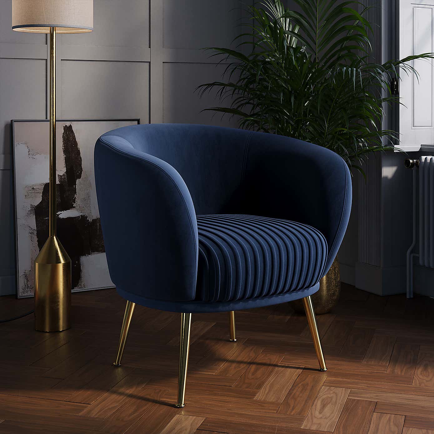 Bella Velvet Cocktail Chair