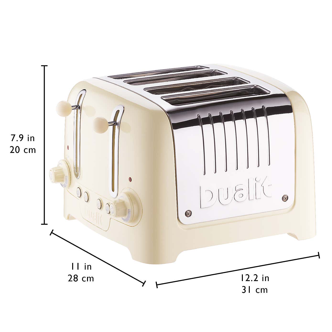 Dualit Lite 4 Long Slot Toaster