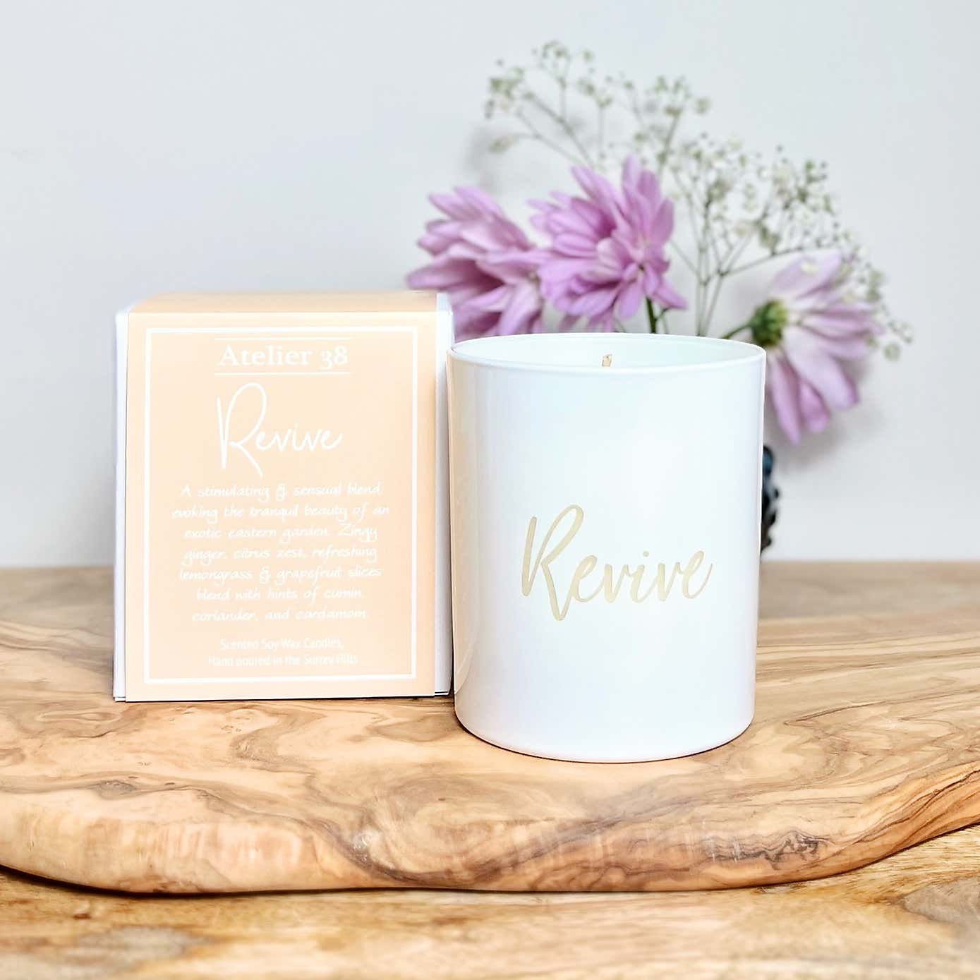 Atelier 38 Revive Engraved Candle