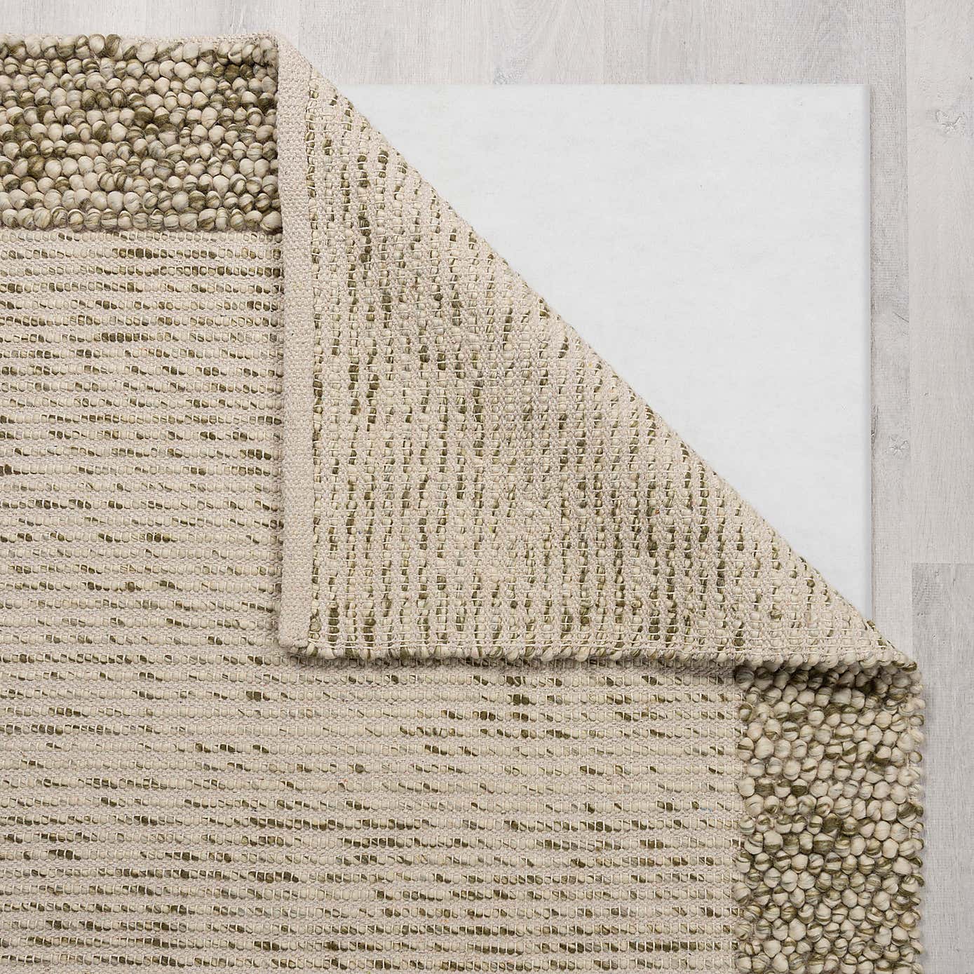 Pebble Wool Border Rug