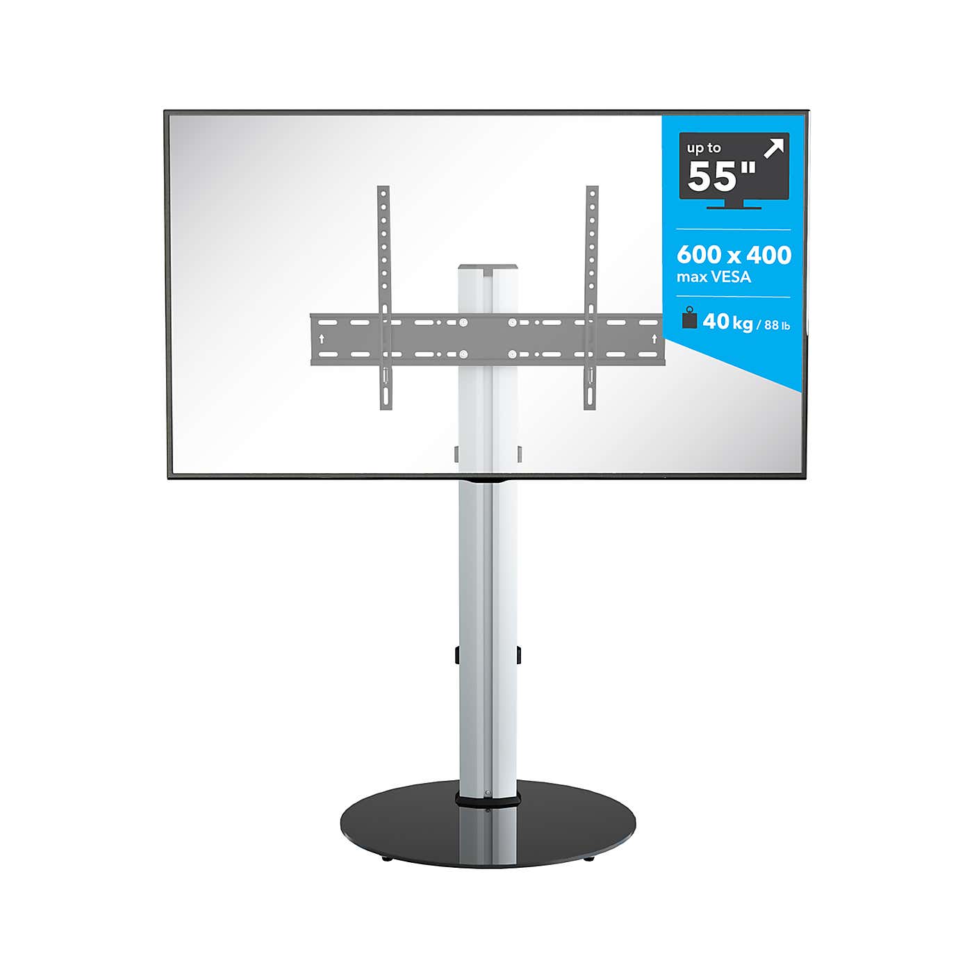 Eno Pedestal TV Stand