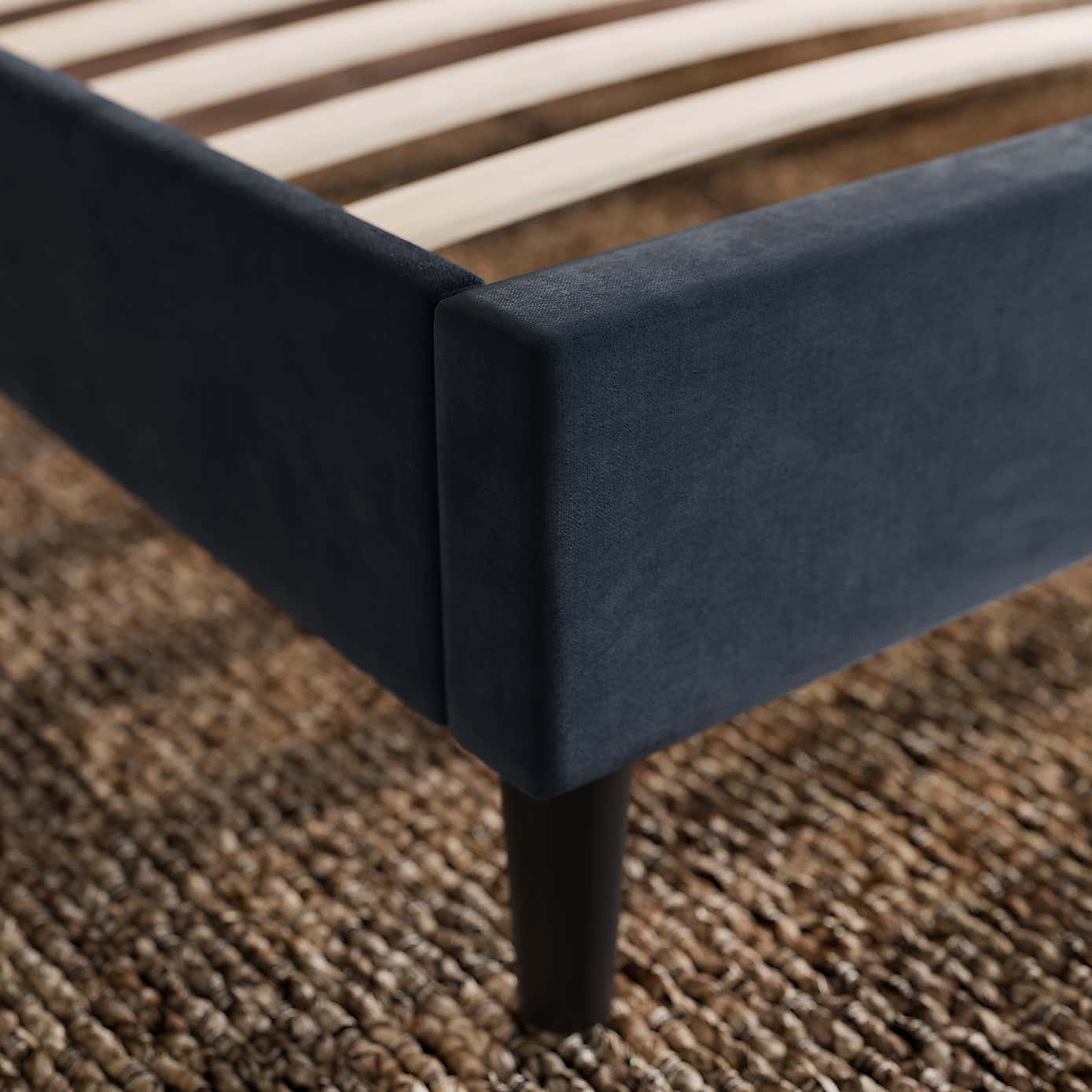 Alara Pleated Velvet Bed