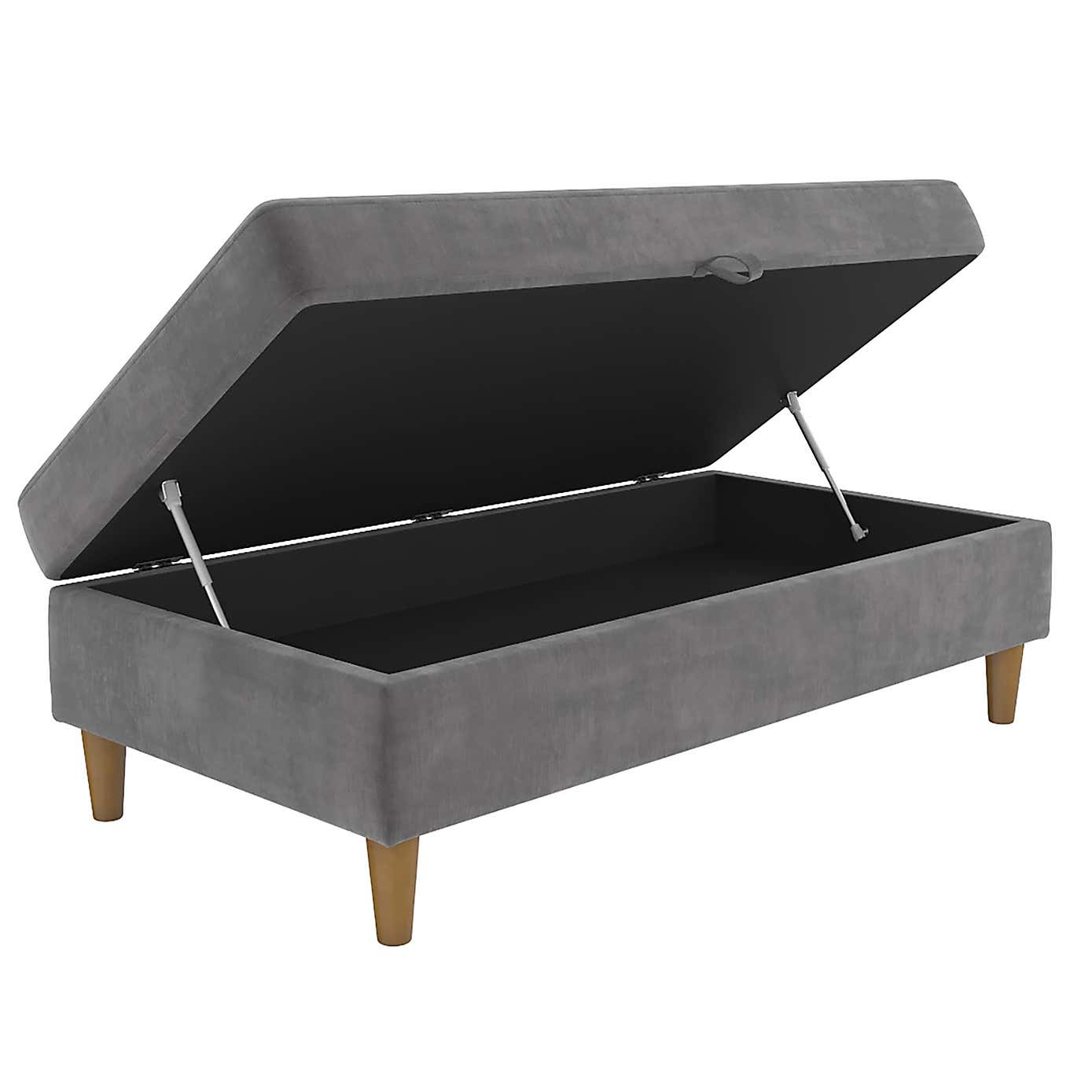 Hartford Chenille Storage Ottoman