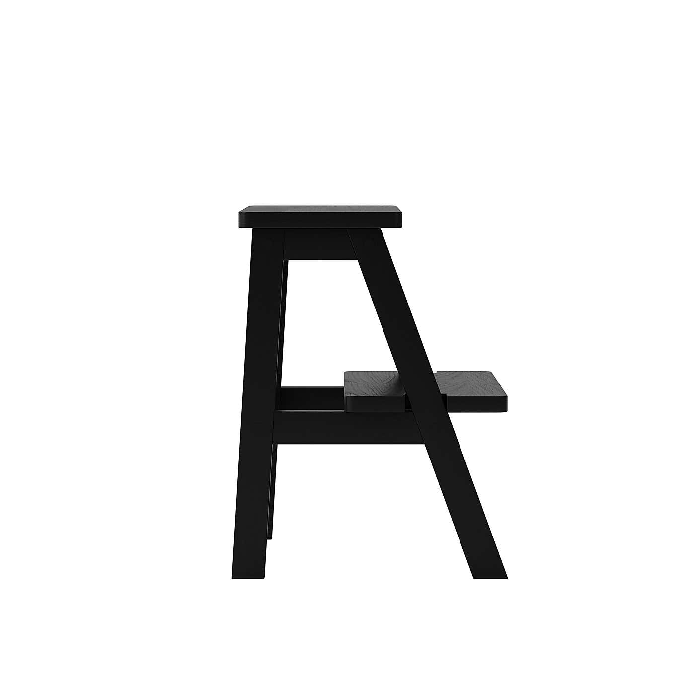 Addie Counter Height Bar Stool, Black Birch