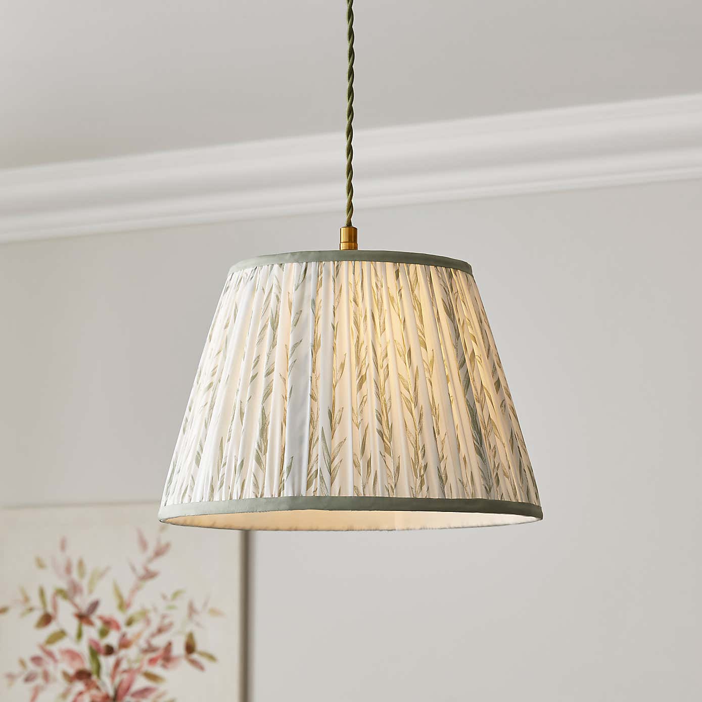Fern Pleated Easy Fit Lamp Shade
