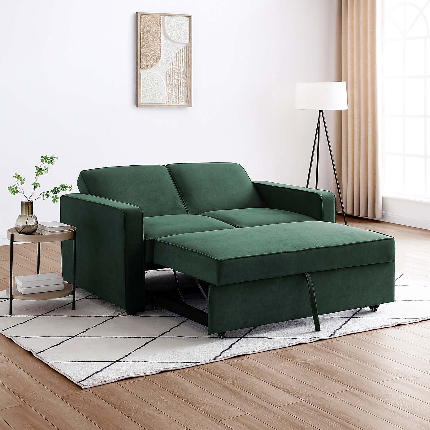 Kayden Fabric Pop Up 2 Seater Double Sofa Bed