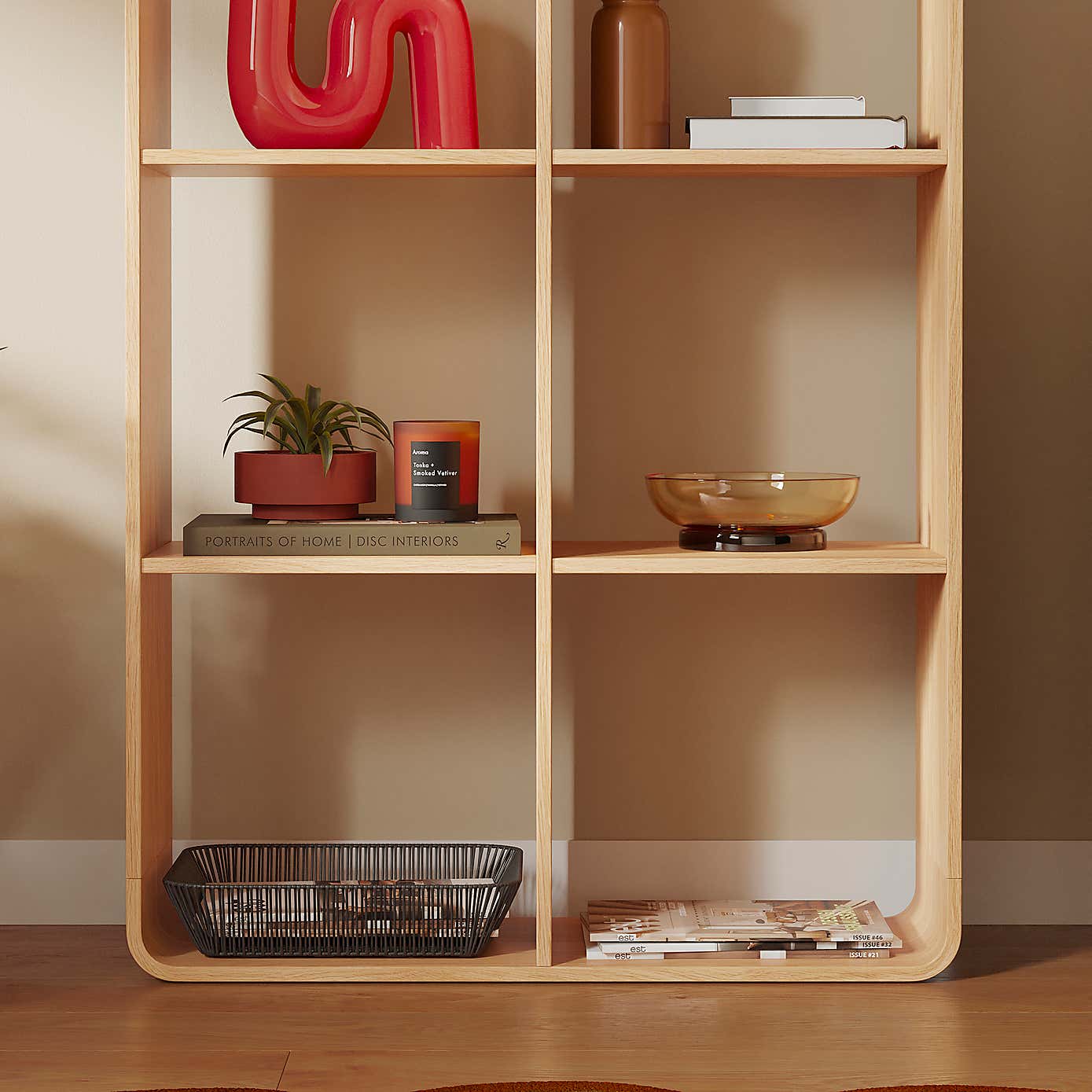 Bent Ply Shelving Unit