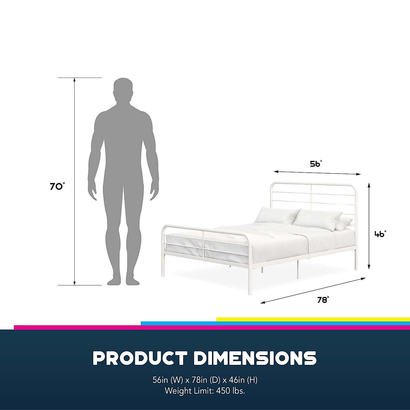 Millie Metal Bed Frame