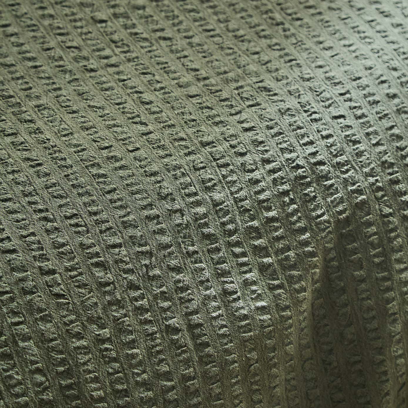 EL Seersucker Woven Cotton Duvet Cover & Pillowcase Set