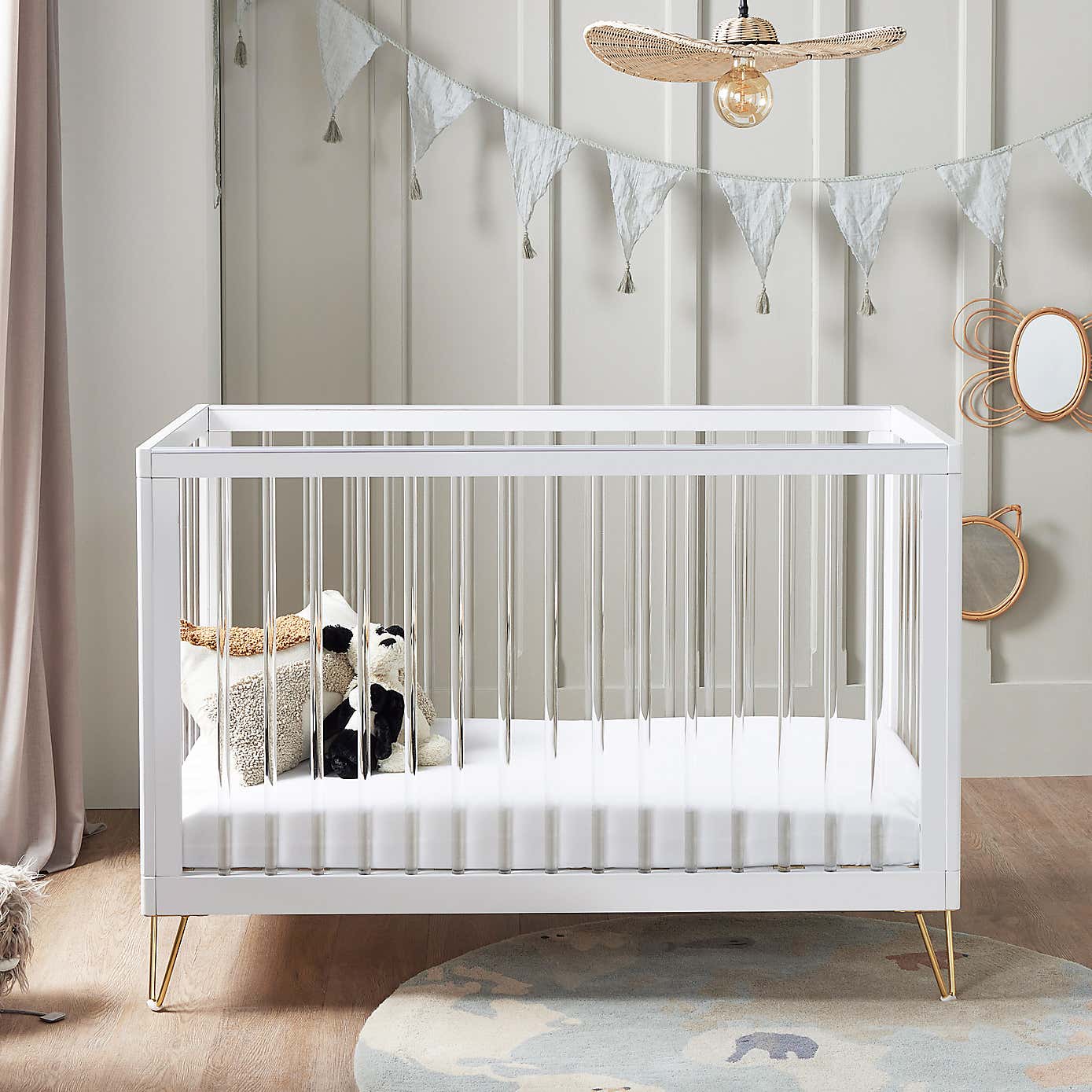 Babymore Kimi Acrylic Cot Bed