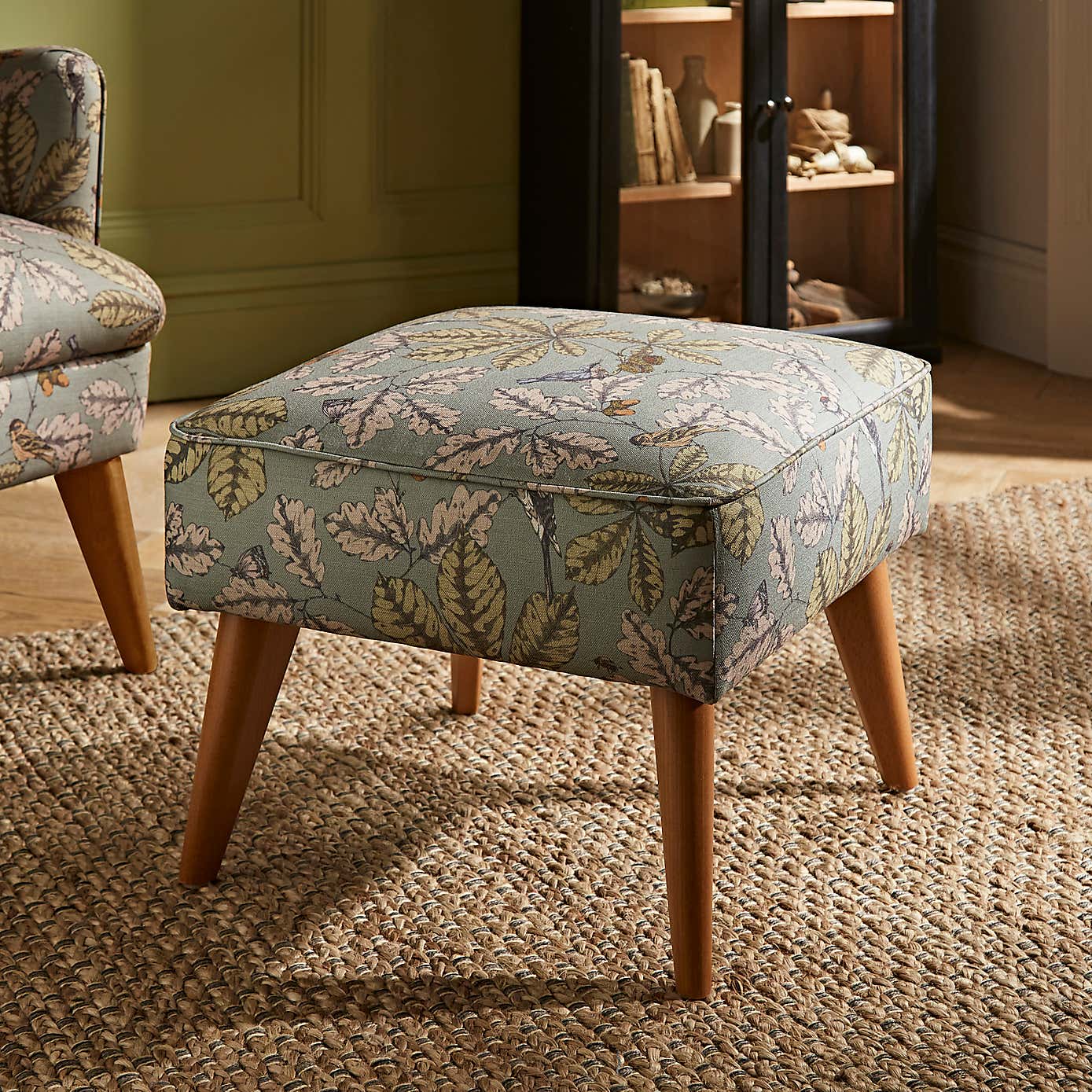 Marlow Footstool Arboretum Print
