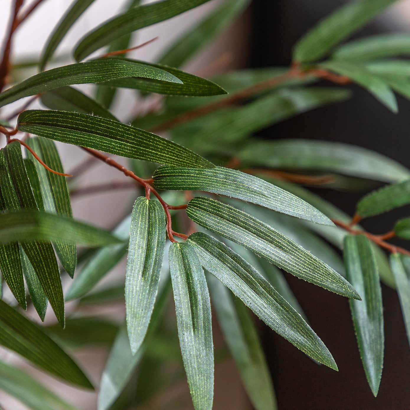 Artificial Small Bamboo Tree in Black Plant Pot