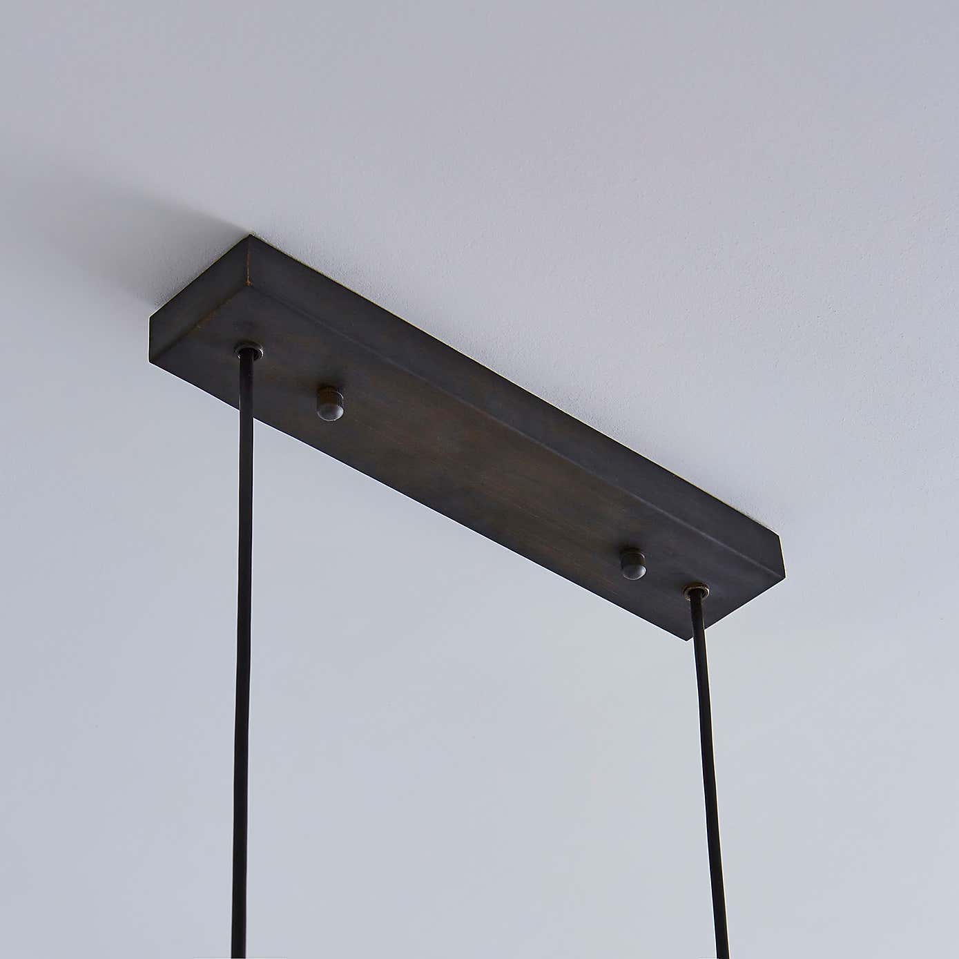 London Industrial 3 Light Diner Ceiling Fitting