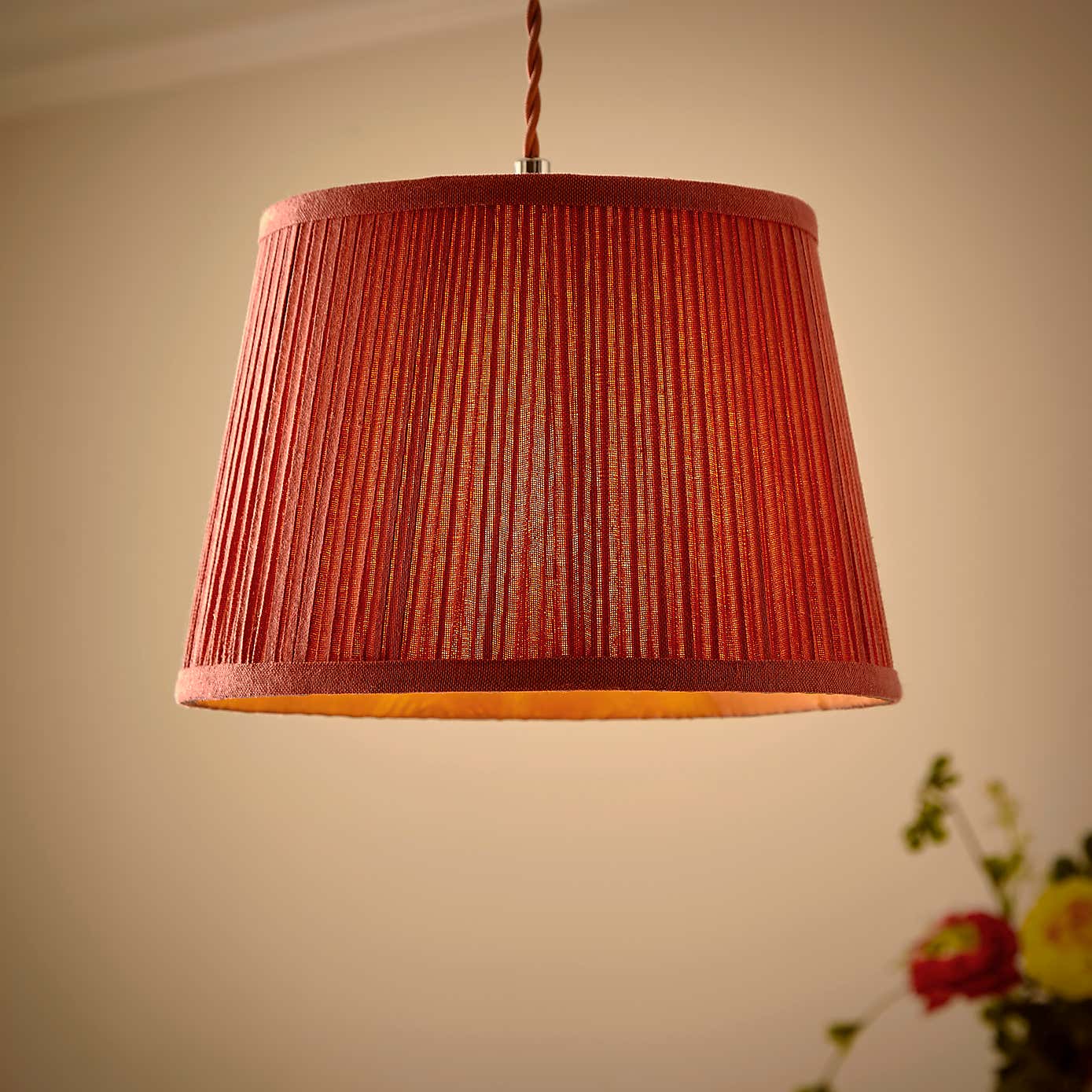 Polly Pleated Drum Lamp Shade