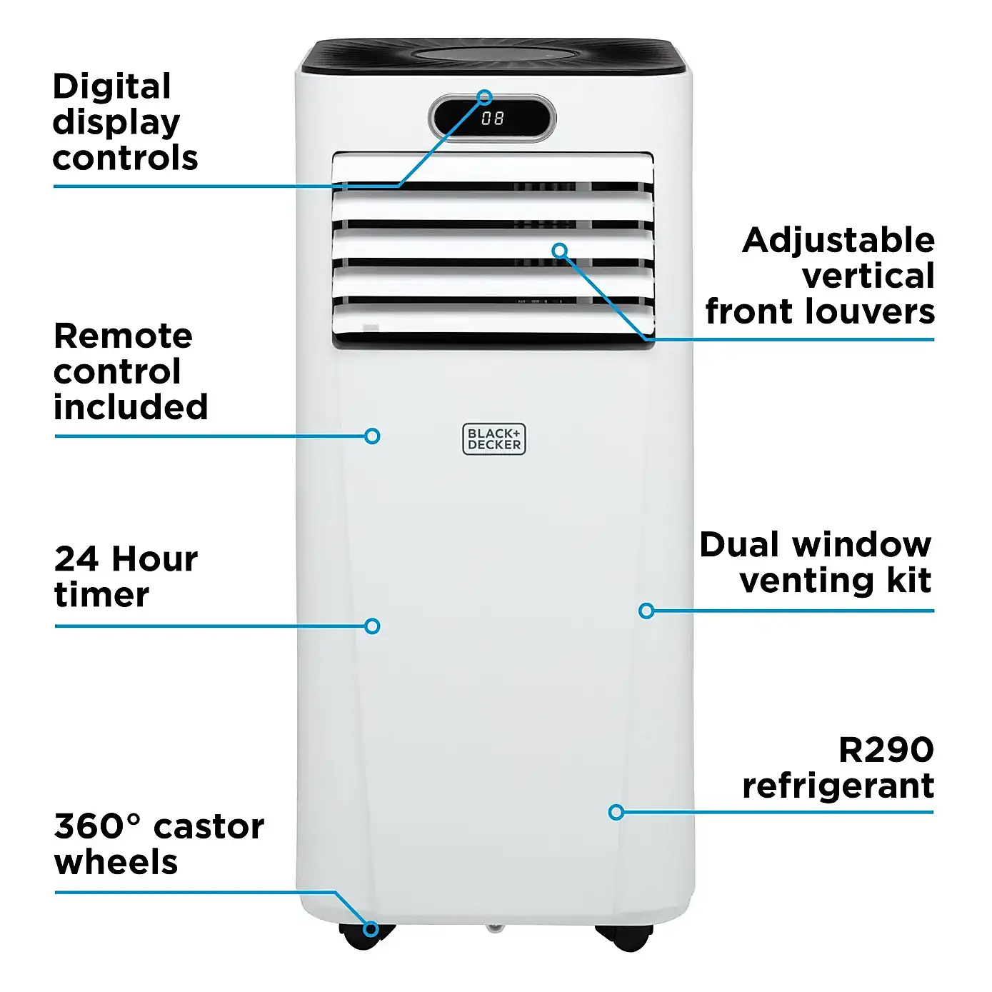 Black And Decker 7000BTU Smart Air Conditioner