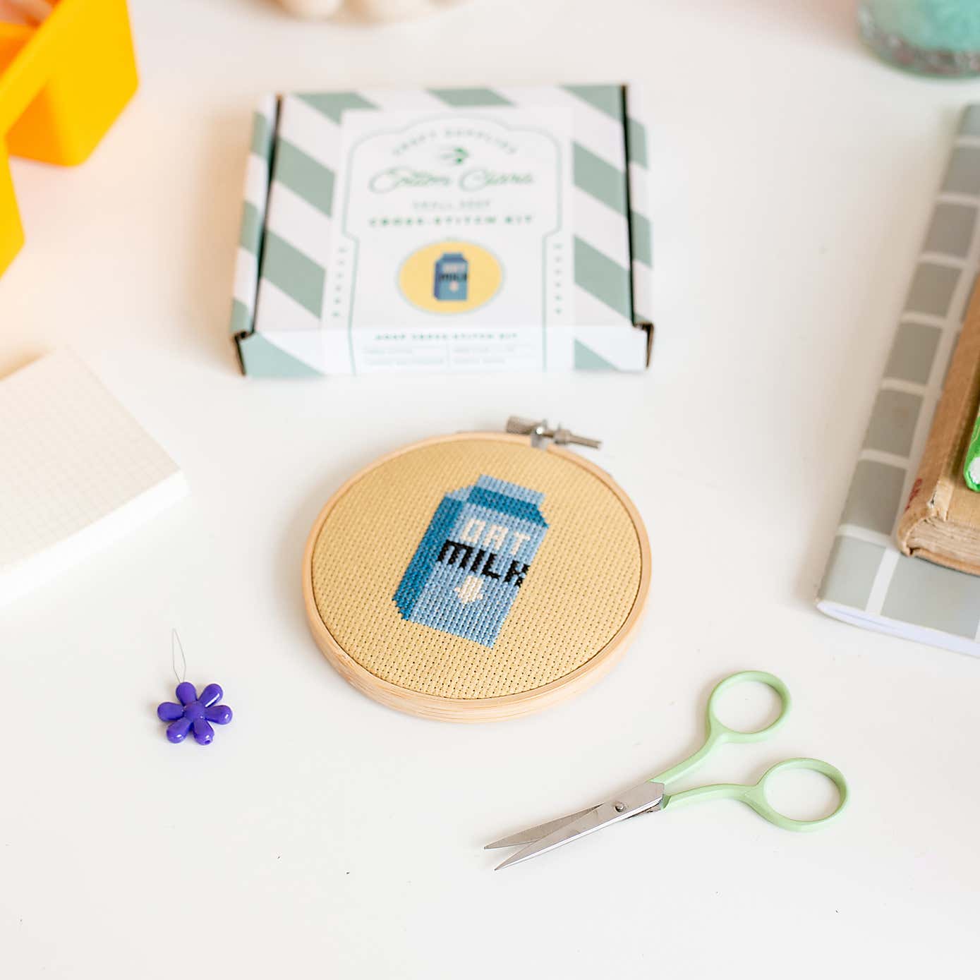 Cotton Clara Oatmilk Cross Stitch Kit