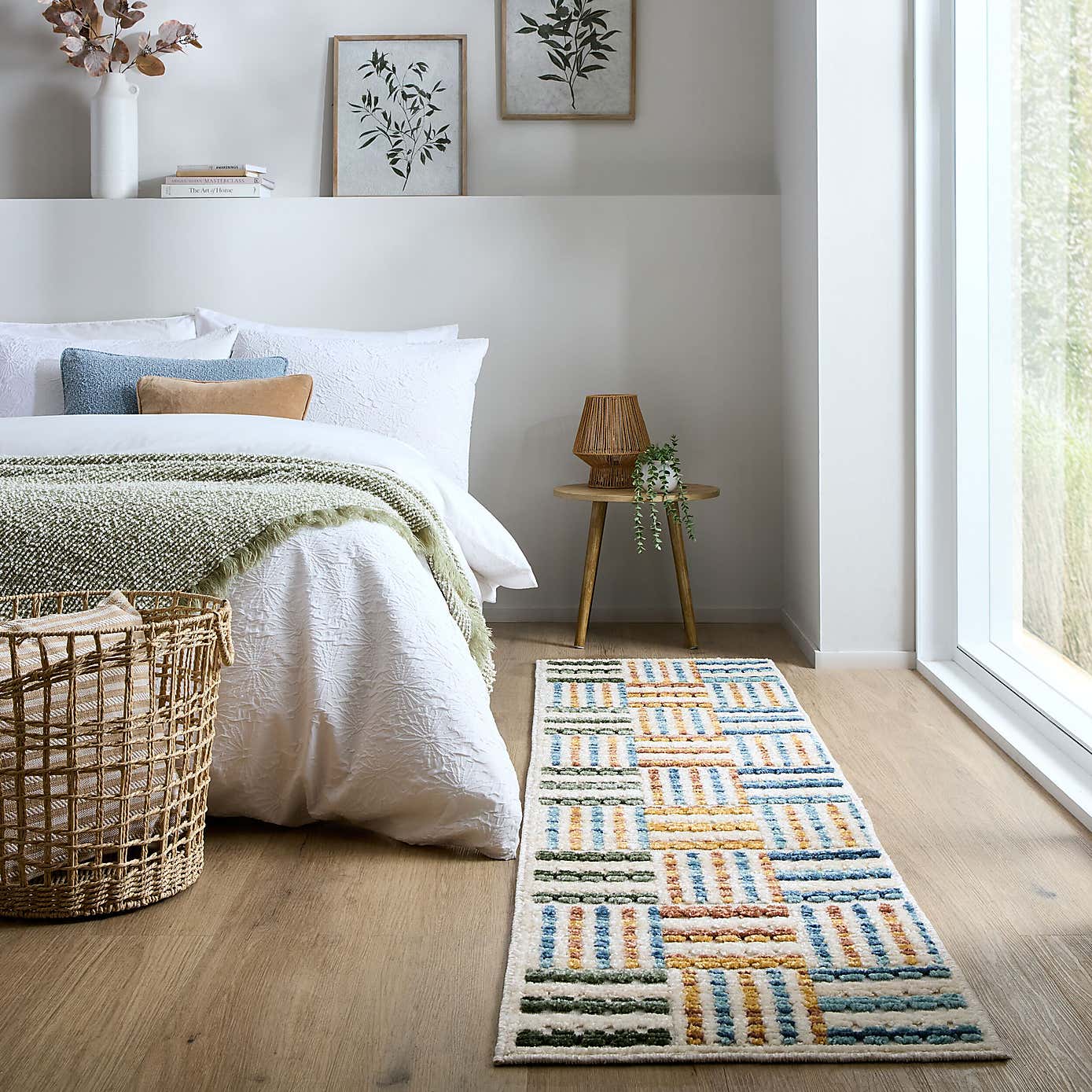 Maxwell Grid Washable Runner