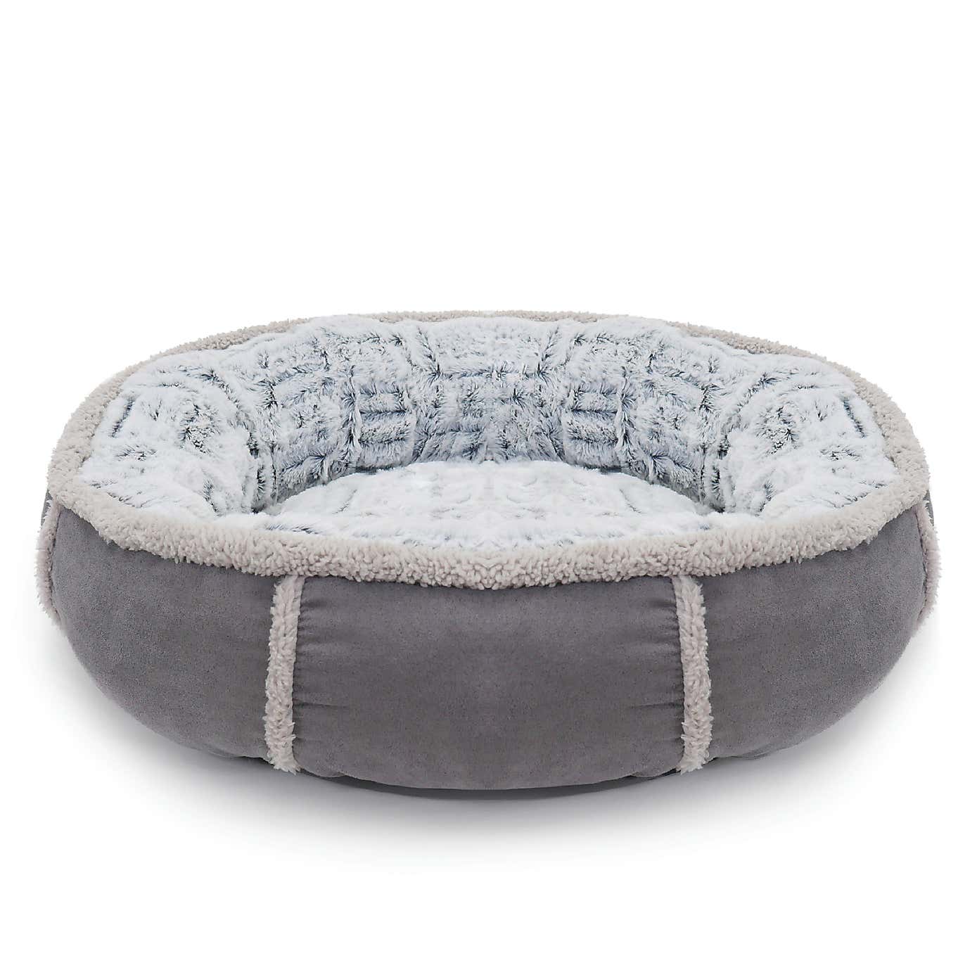 Rosewood Plush Donut Pet Bed