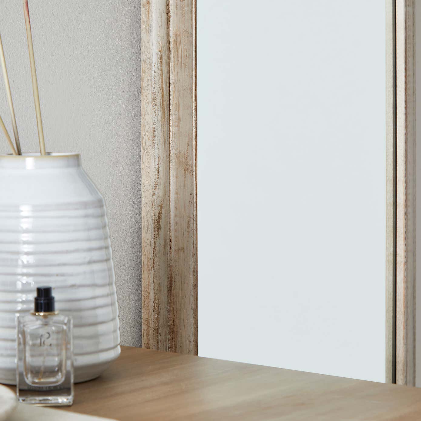 Churchgate Oak Effect Rectangle Full Length Wall Mirror