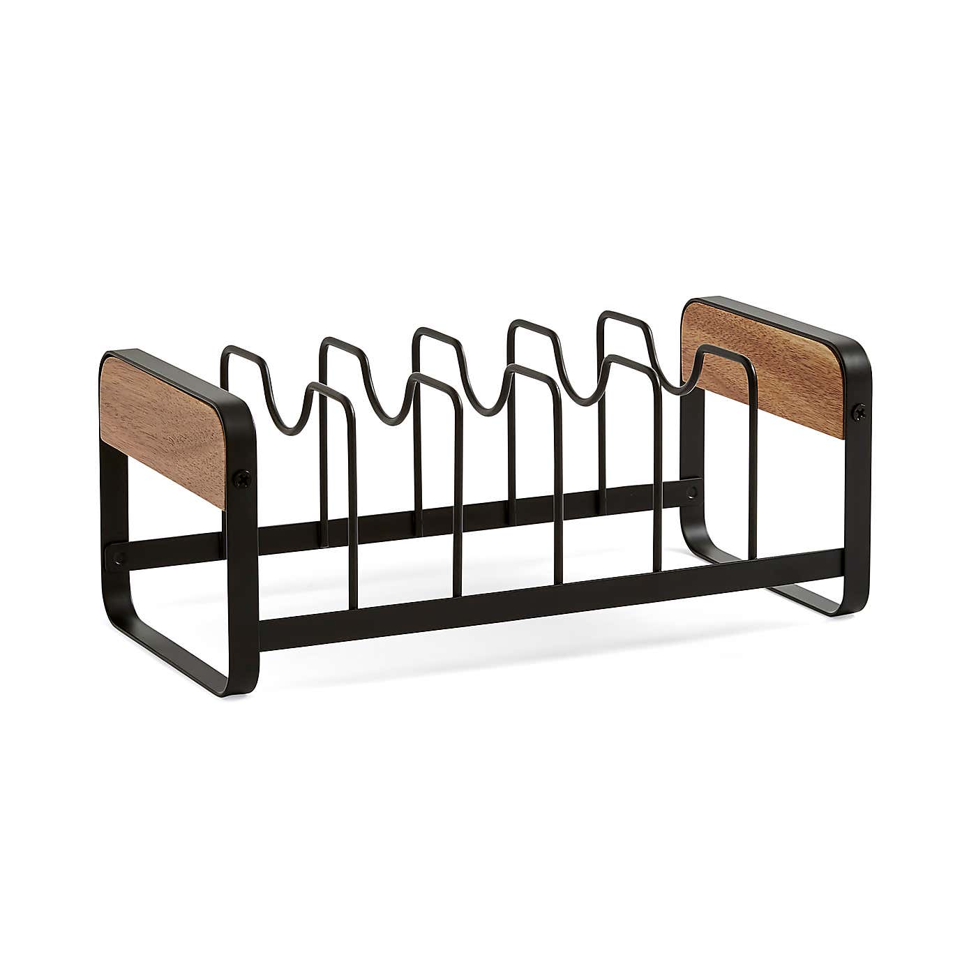Black Wire Pan Lid Rack