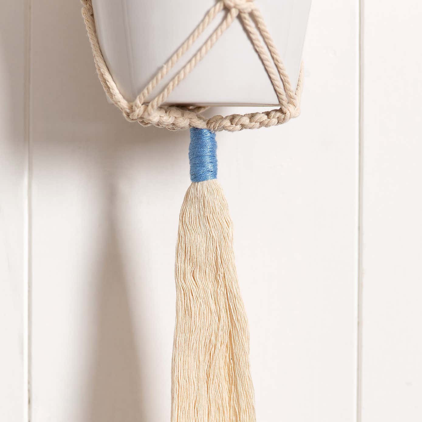 Wool Couture Two Sisters Plant Hanger Macrame Kit