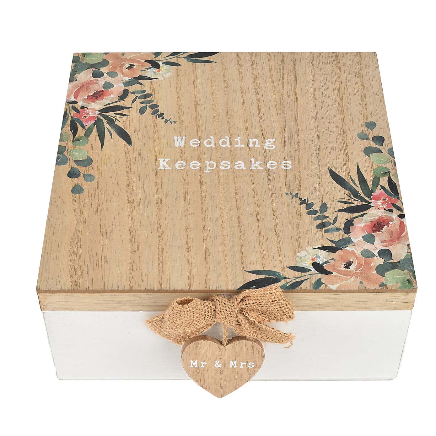 Love Story Wedding Keepsake Box