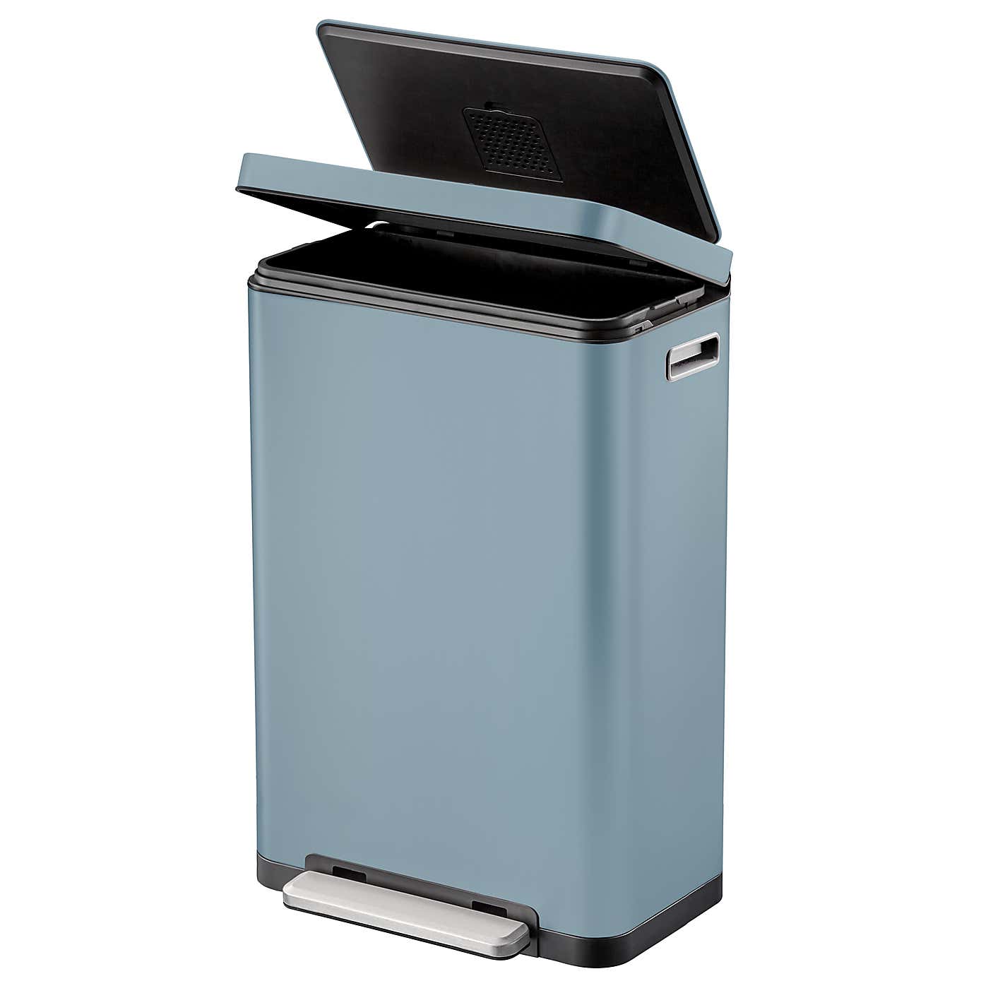 EKO X Cube 30 Litre Titanium Blue Pedal Bin
