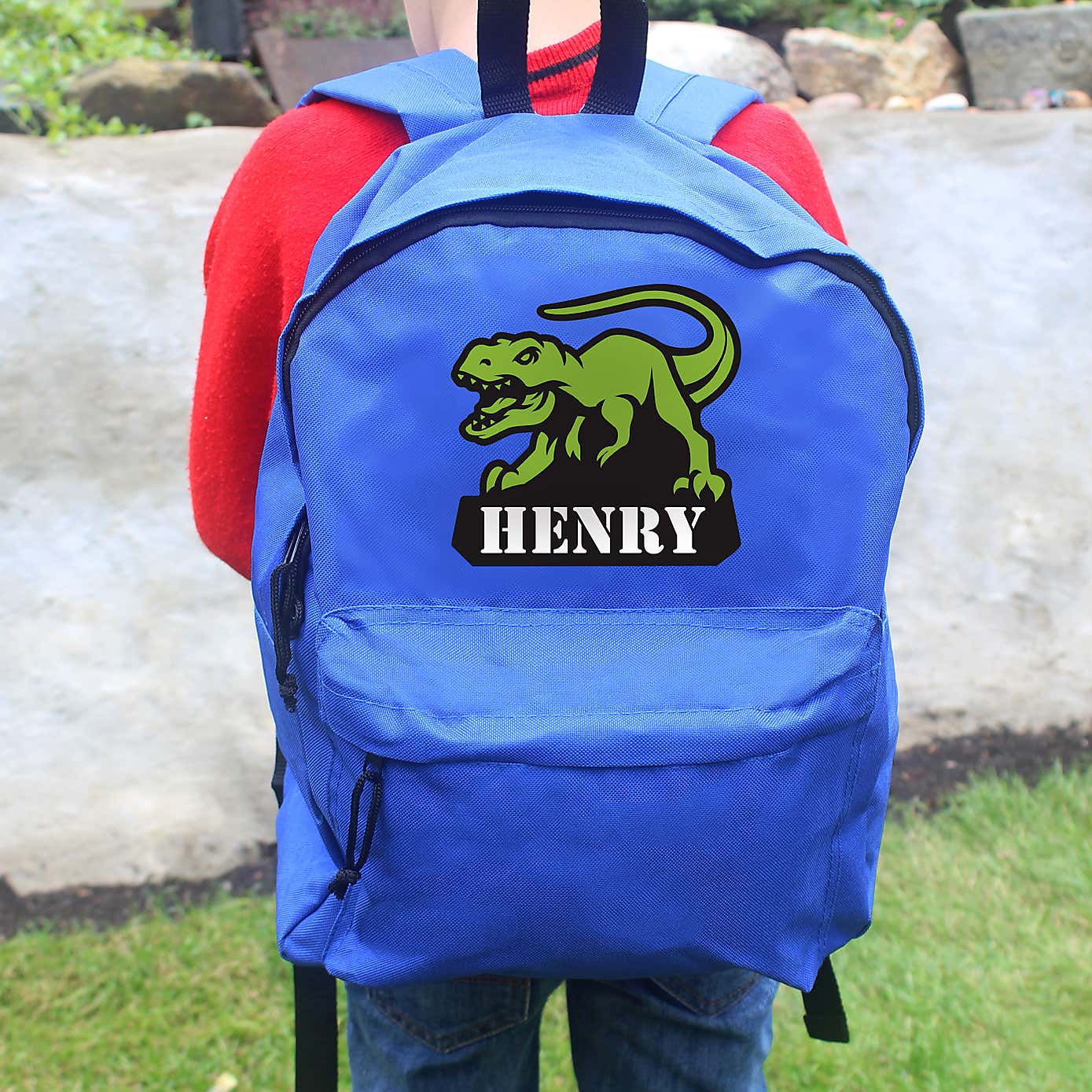 Personalised Dinosaur Backpack