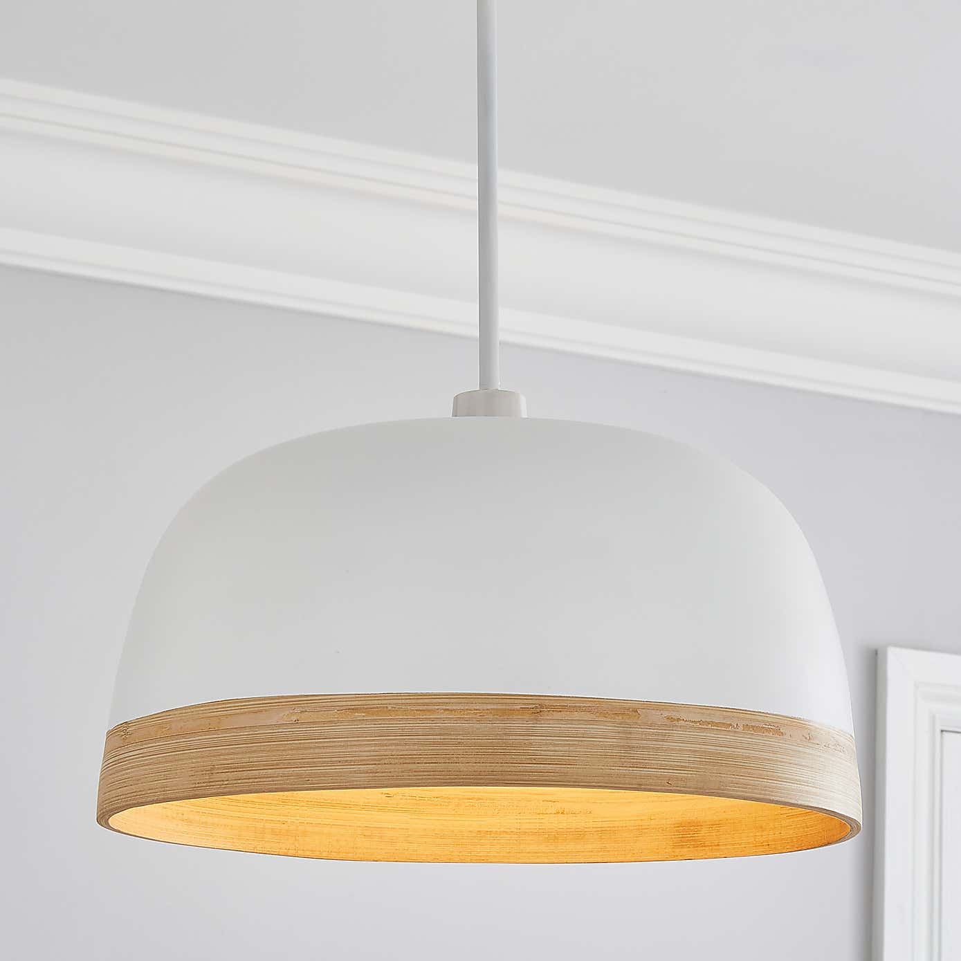 Edited Life Bamboo Easy Fit Pendant Shade