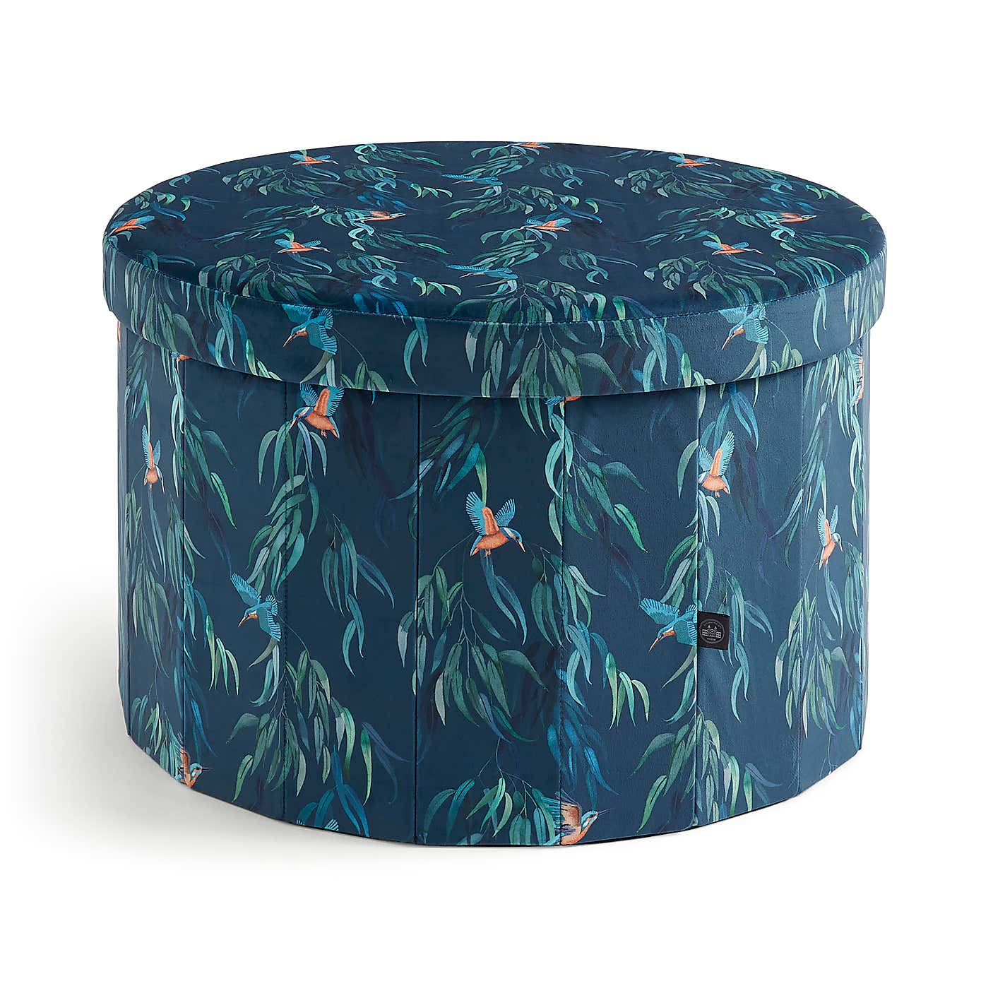 Kingfisher Round Ottoman