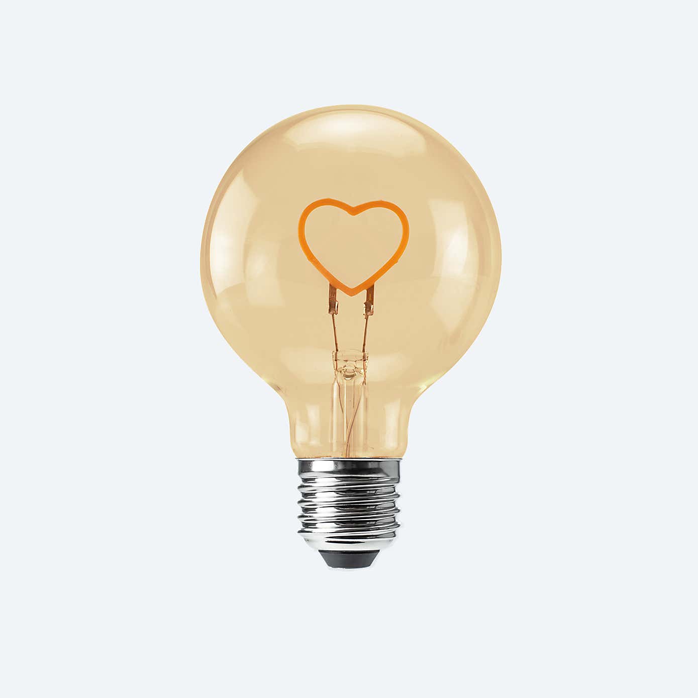 Decorative Heart Bulb
