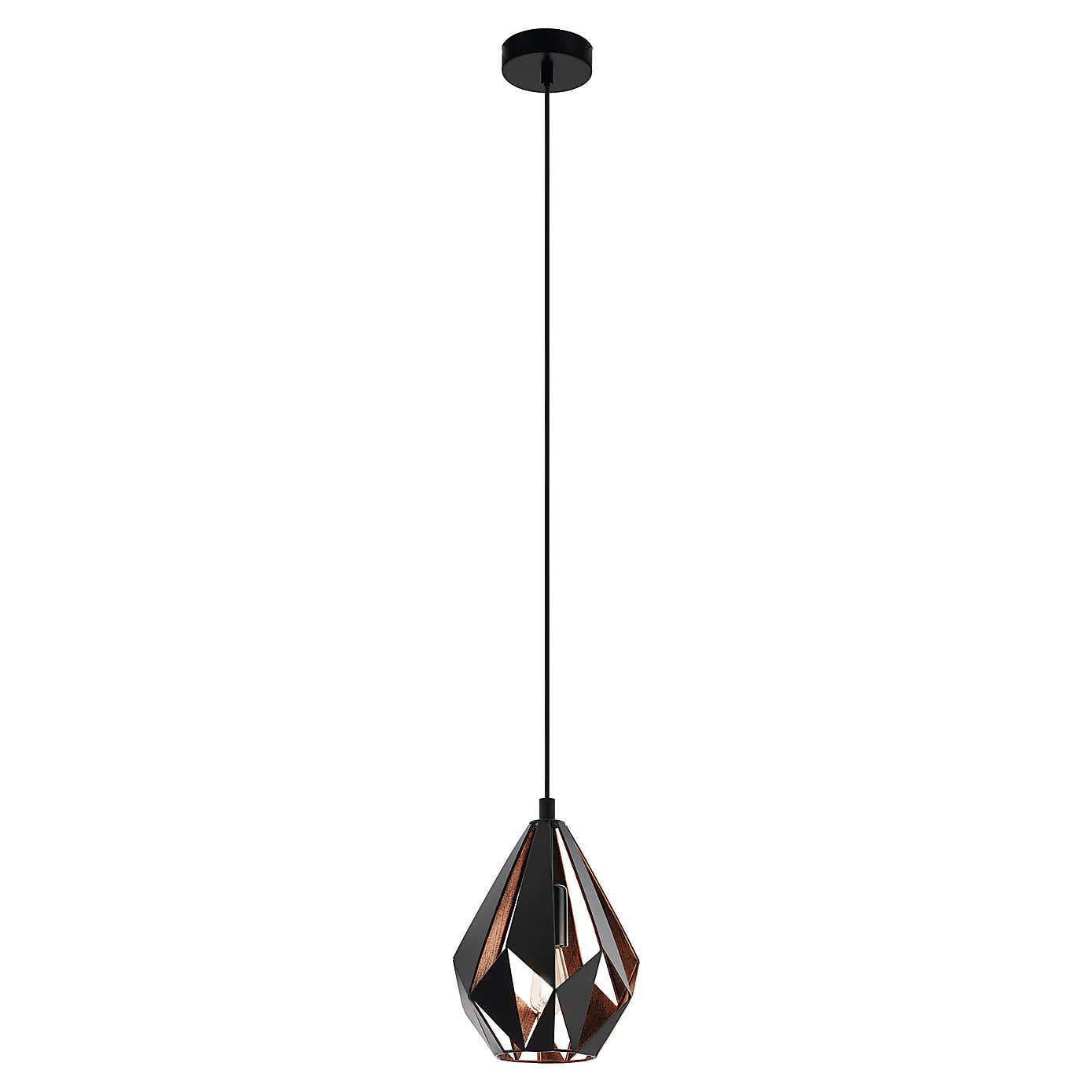EGLO Carlton Art Deco Adjustable Pendant Light
