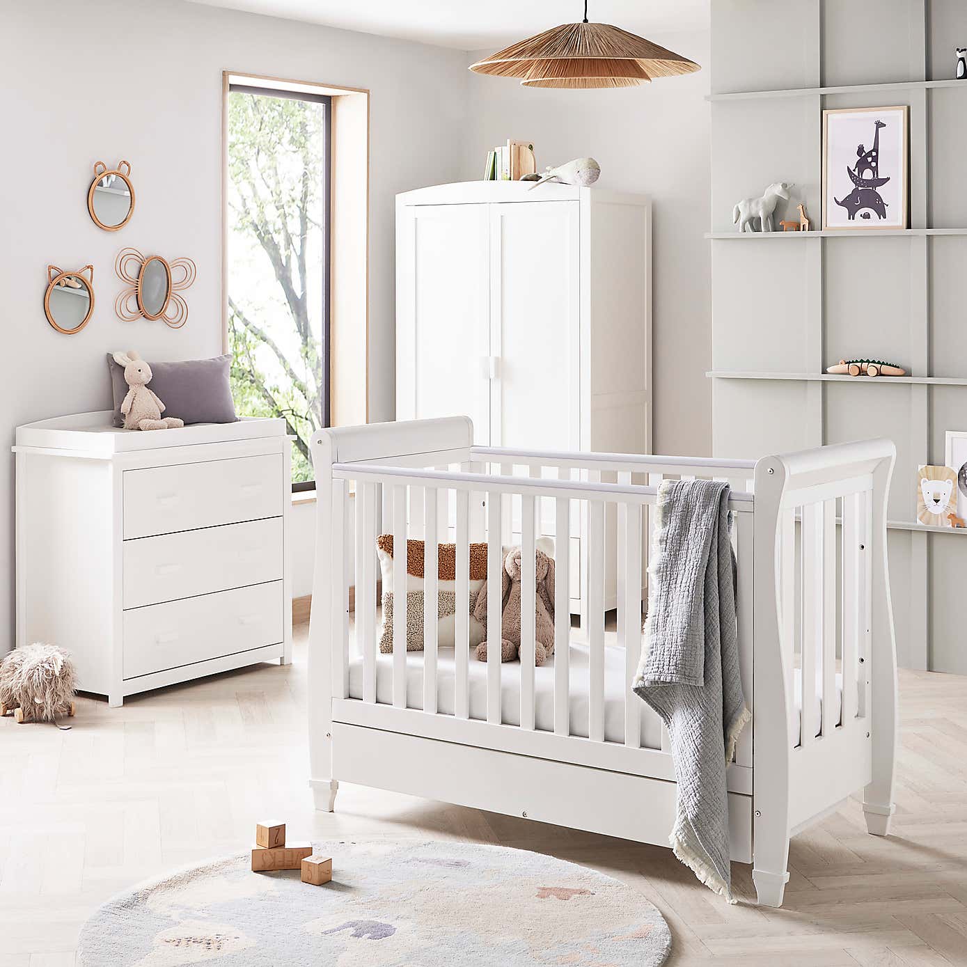Babymore Eva 3 Piece Nursery Furniture Set