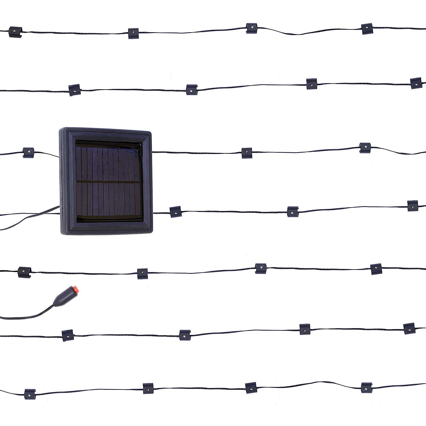 60 Solar LED Gazebo String Lights