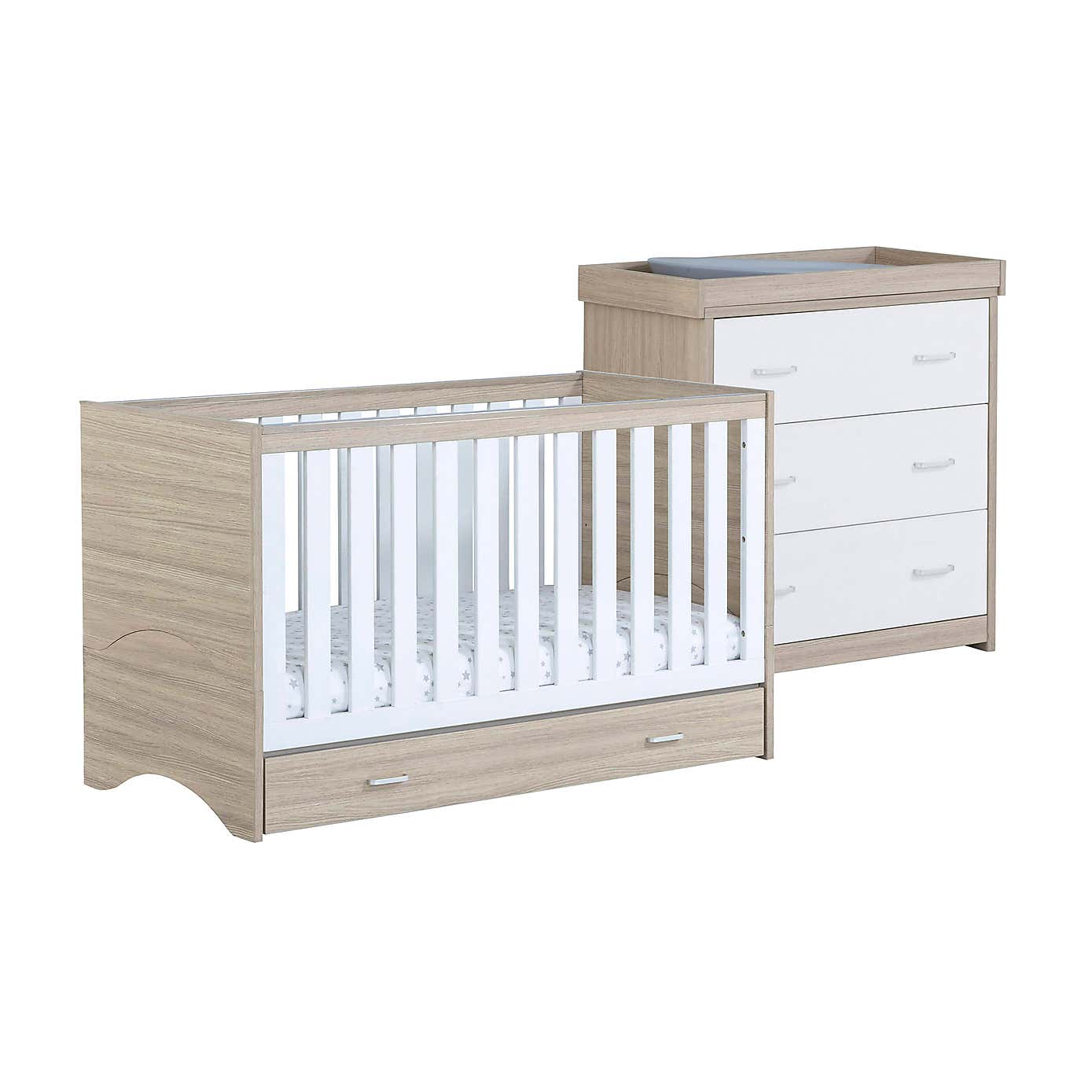 Babymore Veni 2 Piece Nursery Furniture Set