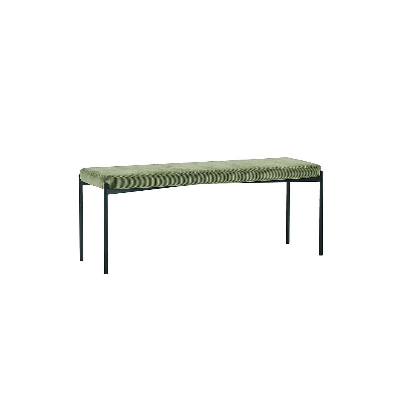 Leonie Long Dining Bench, Velvet