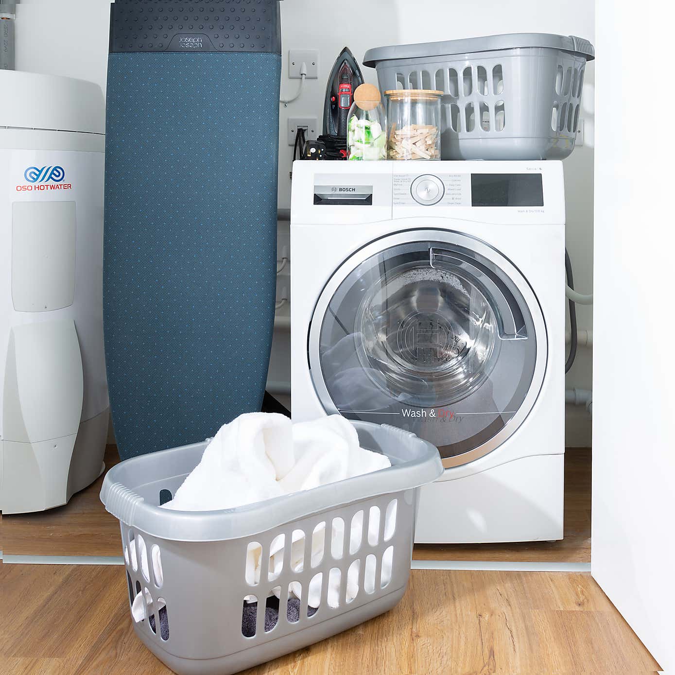 Wham Casa Set of 2 Plastic Hipster Laundry Baskets