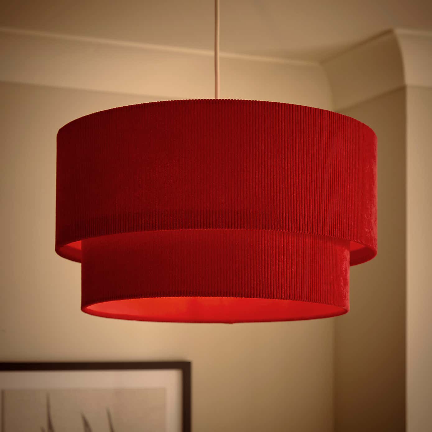 Peyton Cord Two Tier Lamp Shade